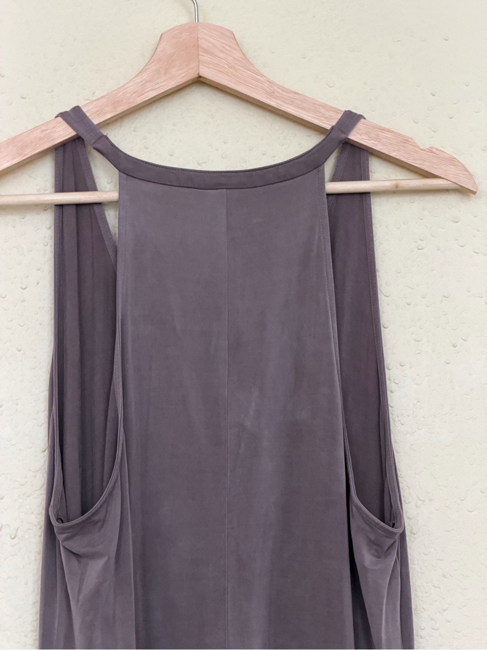 Dolan x Anthropologie | Left Coast Cupro Willa V-Neck Dress - Size Large Petite - Picture 4 of 5